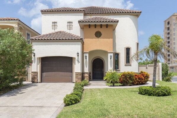 Front exterior of this beautiful vacation rental property!