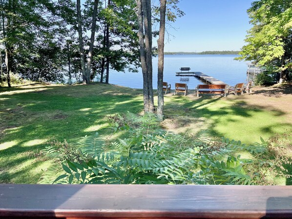 Yard games and dock fishing - everything is more fun in the Northwoods