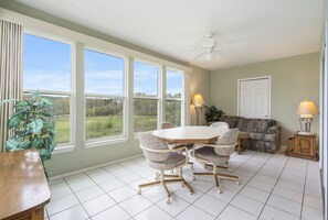 Sunroom offers a Great Golf Course View and Additional Seating