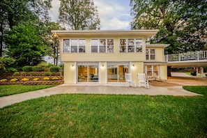 Large windows allow for great views from inside the home as well