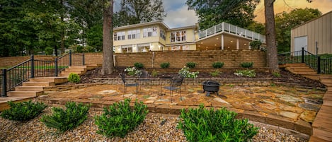 Gorgeous view of the home from the water