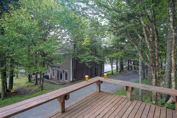 Walkway to the Snowshoe Village