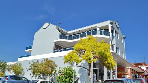 External view of the property.