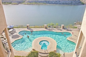 2nd of 2 outdoor pools with Lake Travis Views