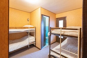 Dorm style room for 4 with additional toilet facilities attached