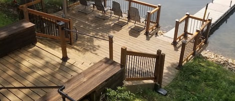 pier and deck area