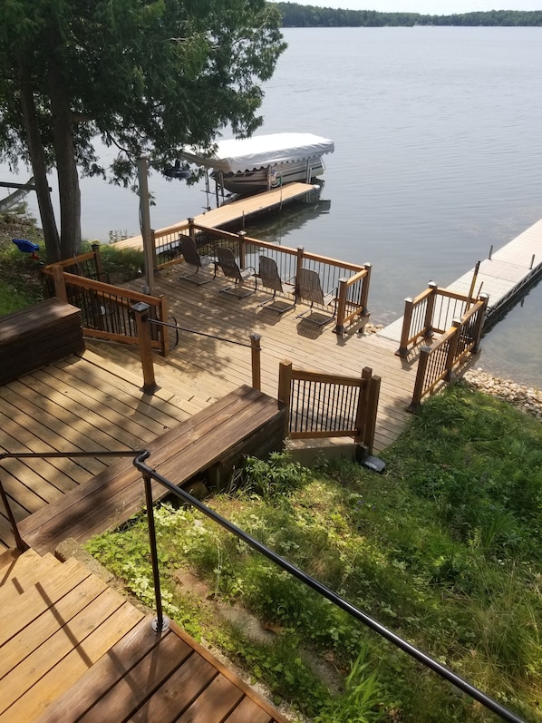 pier and deck area