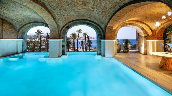 House, Building, Water, Pool, Hacienda