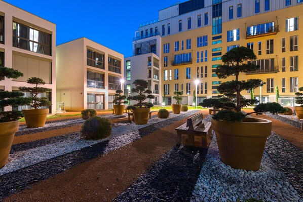 Front of property – evening/night
