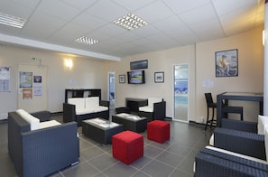 Sala de estar en el lobby