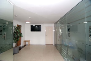 Interior entrance