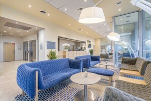 Sittområde i lobbyn