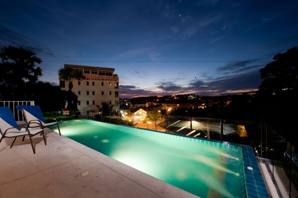 Rooftop pool