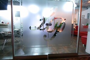 Interior entrance