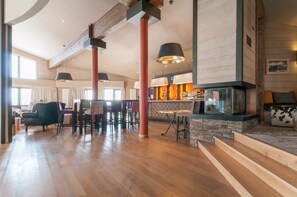 Sala de estar en el lobby