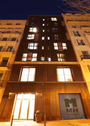 Front of property – evening/night
