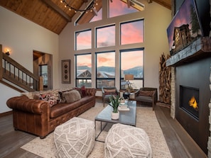Living room window view