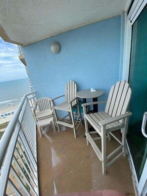 Comfy Adirondack Chairs on you Private Balcony