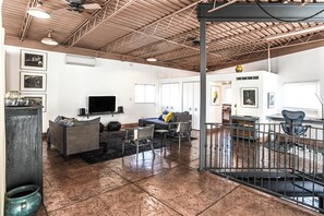 Living Room on 2nd level.  The Loft is 1500 sq.ft. of spacious open-plan living.