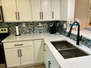 Beautiful coastal backsplash

