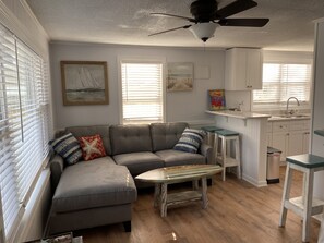 Relax on this brand new couch chase.