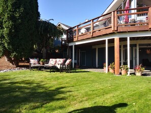 patio and yard to enjoy in the sun