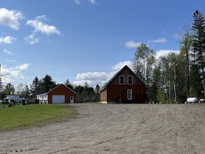 Property on approach from east on Route 26. 
