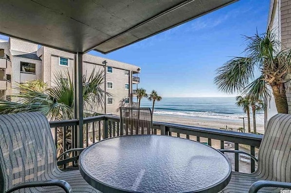 Large Private Balcony Oceanfront