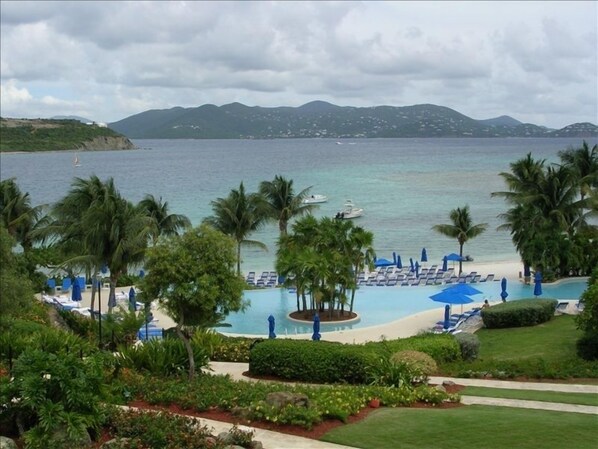 View of St. Johns from the Ritz Carlton