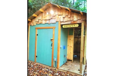 Camp Bigfun: Creekside Cabin