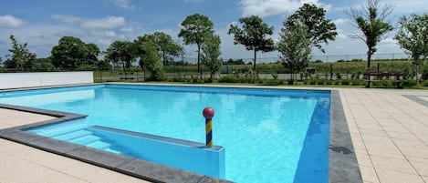 Schwimmbad des Ferienhauses