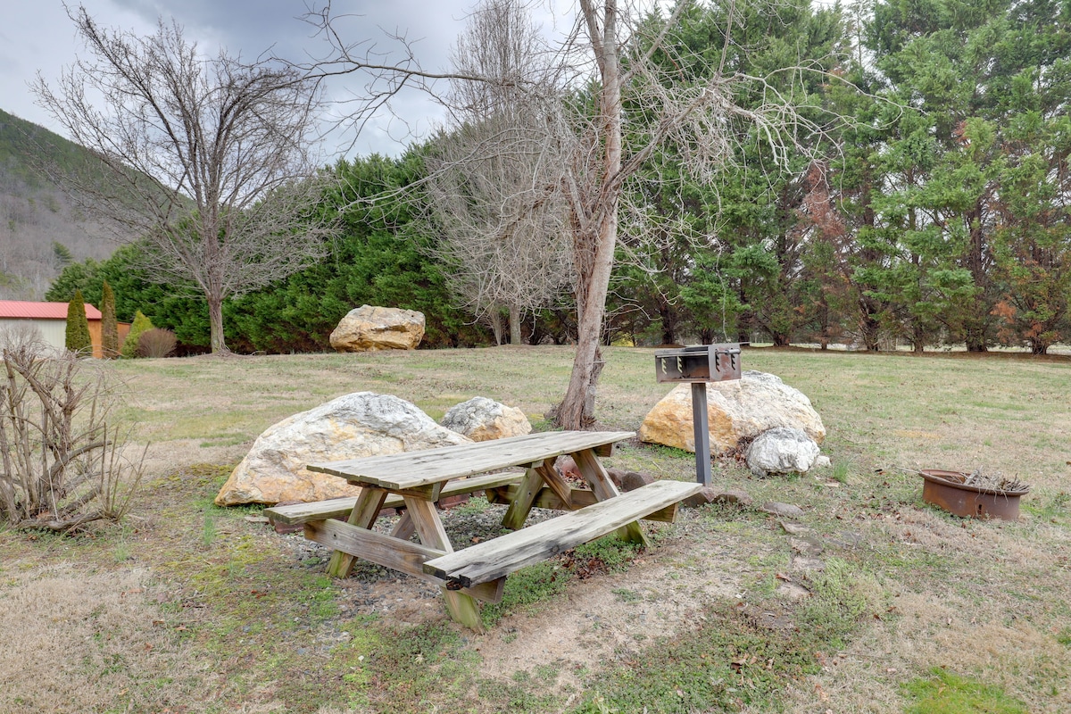 Hot Springs Getaway w/ Hot Tub & River Access!