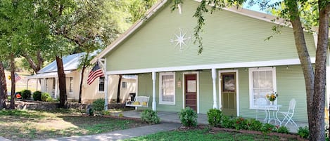 Welcome to Compass Cottage, nestled between pecan trees