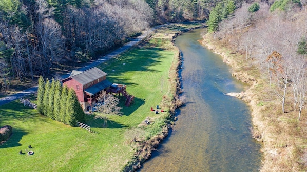 Great place for fishing, river tubing, kayaking, or canoeing!