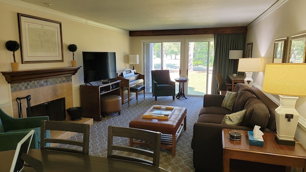 Open-concept living space