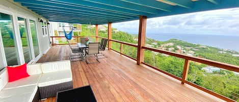 Amazing View and Comfort from the 600 square foot Private Deck!