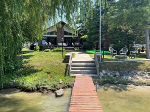 House is directly on Lake Leelanau