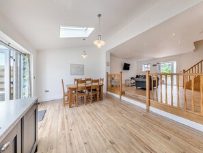 Open plan living space | Y Stabl - Vale of Llangollen Farm Cottages, Trevor, near Llangollen