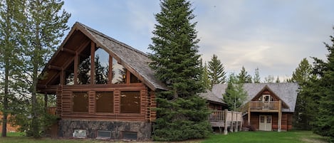 Cabin and Backyard