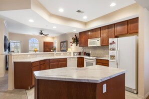 Kitchen With Plenty of Cabinet and Counter Space