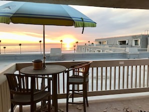 Enjoy the sunset from your patio.