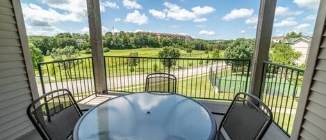 Private, Covered Balcony