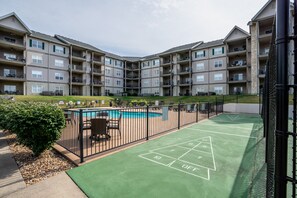 Shuffleboard by the Outdoor Pool