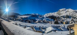 Aussicht vom Sitzplatz der Terrasse 