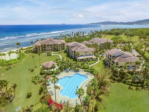 Aerial View of Pelican Cove Condos   
We are in the building closest to ocean.