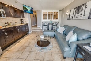 Large Living Area with Views of the Ocean, Beautifully Decorated