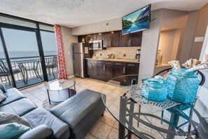 Large Living Area with Views of the Ocean, Beautifully Decorated
