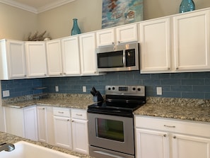 Kitchen with Granite counters