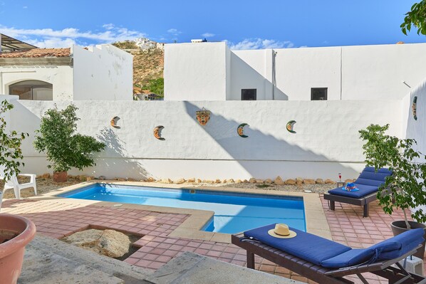 Lounge Chairs by the Pool