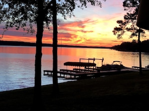 Sunset from the swing! 